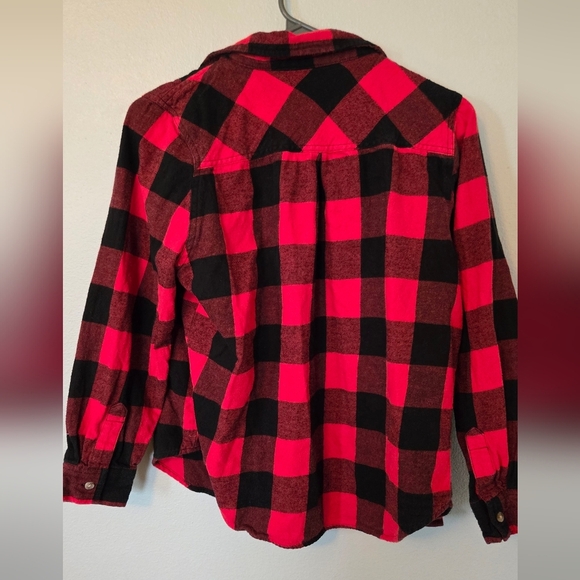 Boys Thereabouts Red Flannel Size XL - Picture 2 of 4